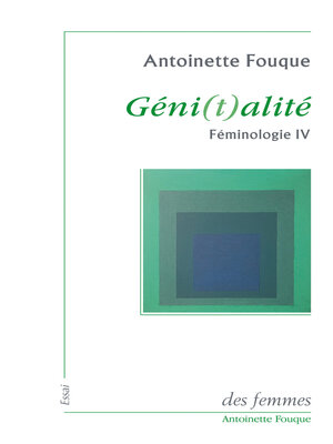 cover image of Génitalité